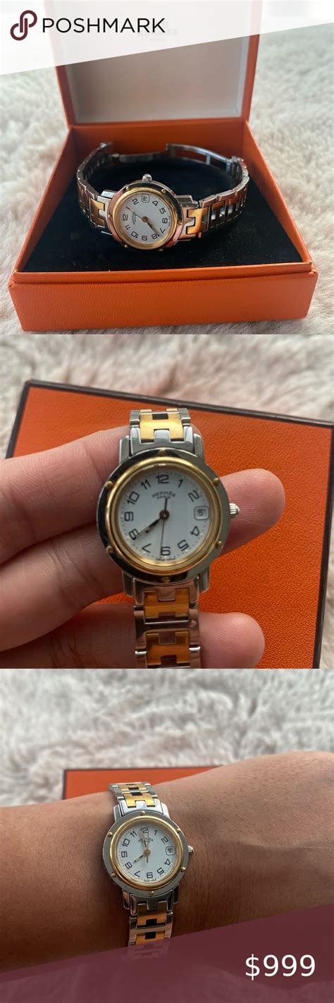 hermes clipper watches second hand